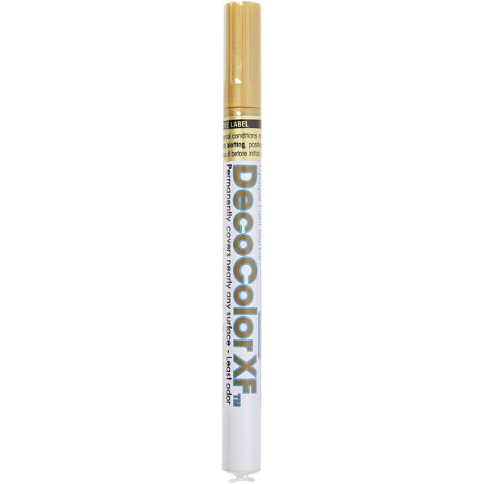 Deco Permanent Marker, line 0,8 mm, gold, 1 pc