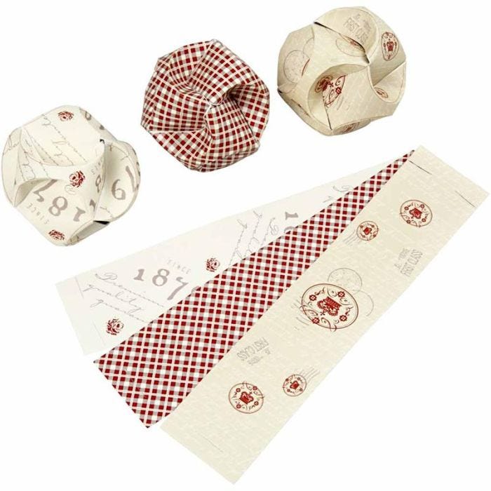 Click Ornaments, dia. 5 cm, size 3,5x8,8 cm, 9set/ 1 pack