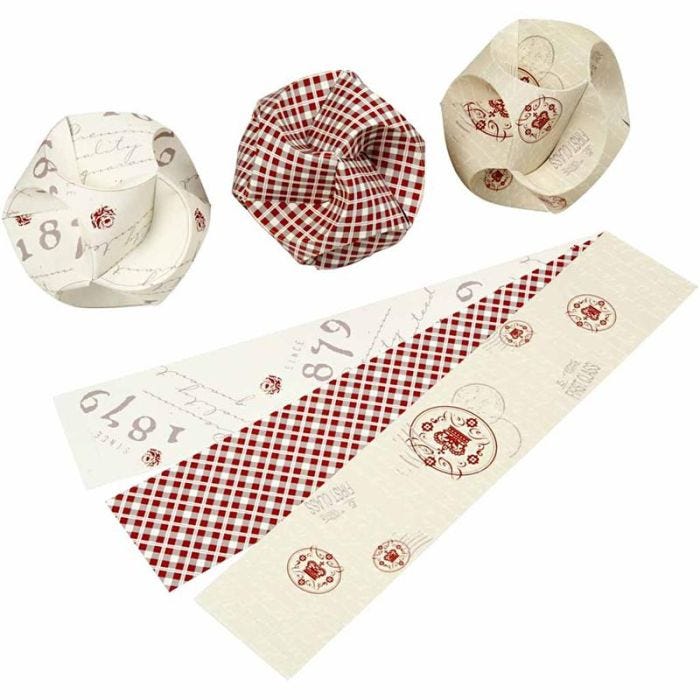 Click Ornaments, dia. 9 cm, size 5,5x28,4 cm, 9set/ 1 pack