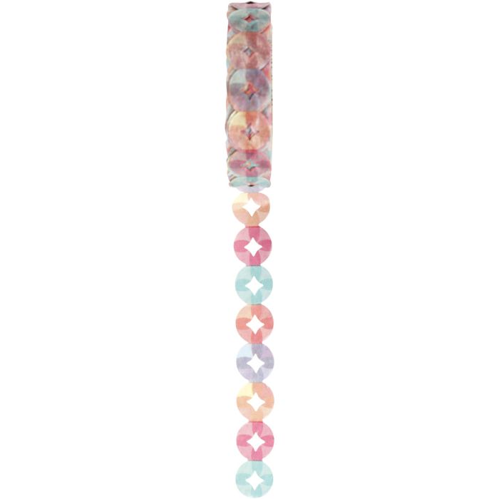 Lace Washi Tape, W: 10 mm, 5m/ 1 roll