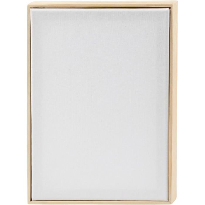 Stretched Canvas with Frame, A4, size 21x29,7 cm, 280 g, white, 1 pc