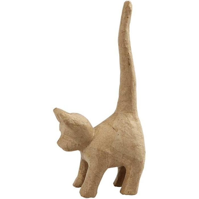 Cat, H: 28 cm, L: 12 cm, 1 pc