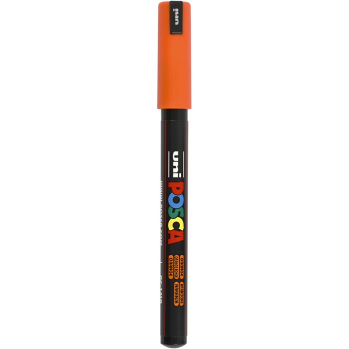 Posca Marker, no. PC-1MR, line 0,7 mm, extra-fine, orange, 1 pc