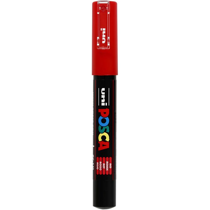 Posca Marker, no. PC-1M, line 0,7 mm, extra-fine, red, 1 pc