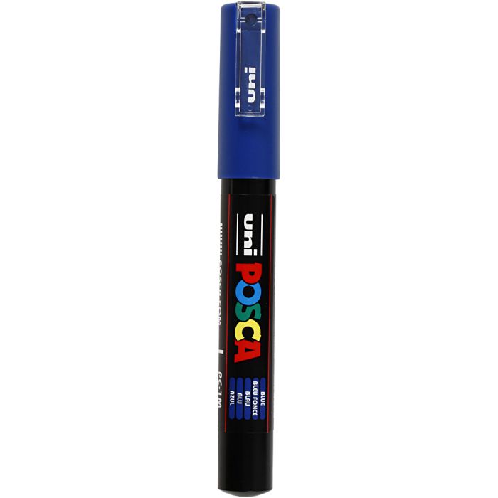 Posca Marker, no. PC-1M, line 0,7 mm, extra-fine, blue, 1 pc