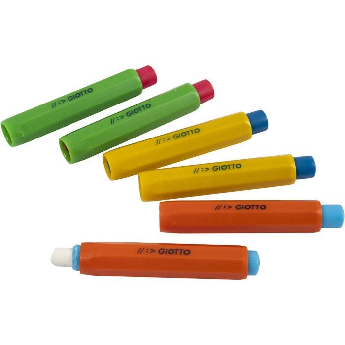 Chalk Holder, Colour may vary , 6 asstd./ 1 pack