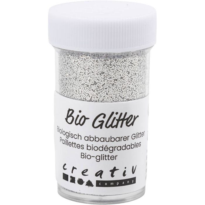 Bio Sparkles, silver, 27 ml/ 1 tub
