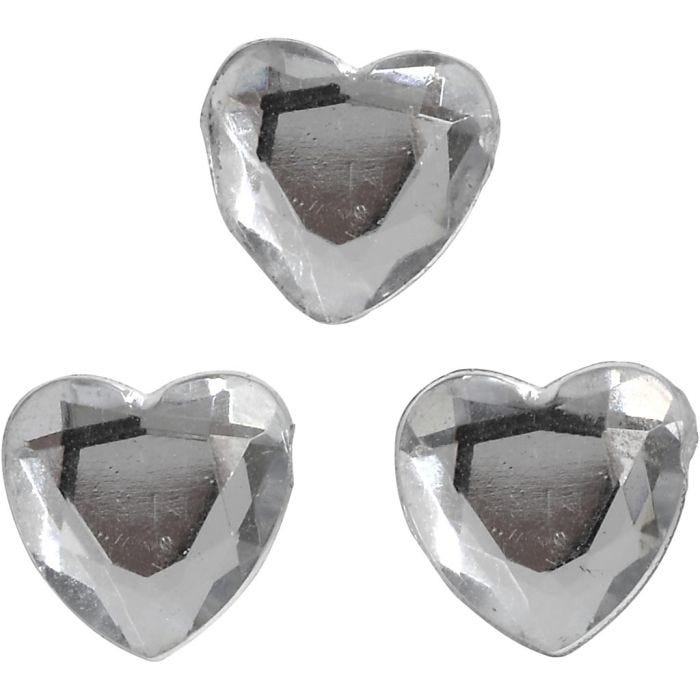 Rhinestones, size 10 mm, silver, 150 pc/ 1 pack