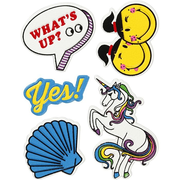 Soft Stickers, Whats up, sheet 12,2x17,75 cm, 1 sheet