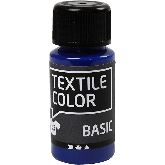 Textile Color, primary blue, 50 ml/ 1 bottle