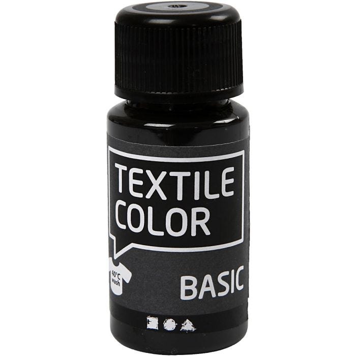 Textile Color, black, 50ml/ 1 bottle
