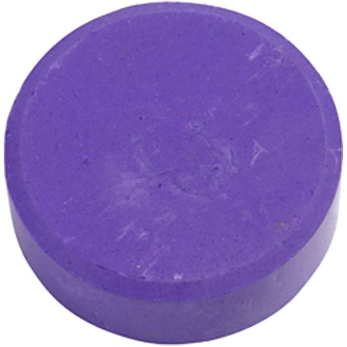 Watercolours, H: 16 mm, dia. 44 mm, purple, 6pc/ 1 pack