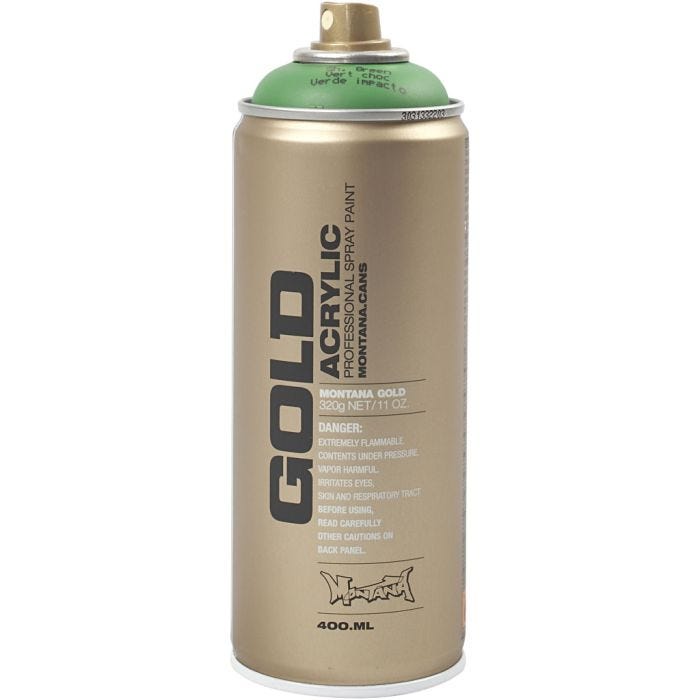 Spray Paint, green, 400 ml/ 1 tub