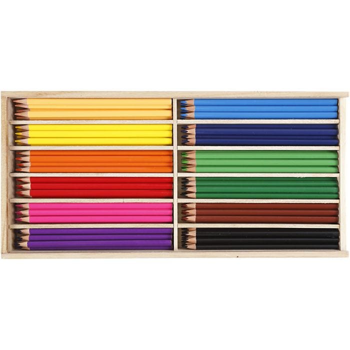 Colouring Pencils, lead 3 mm, assorted colours, 144 pc/ 1 pack