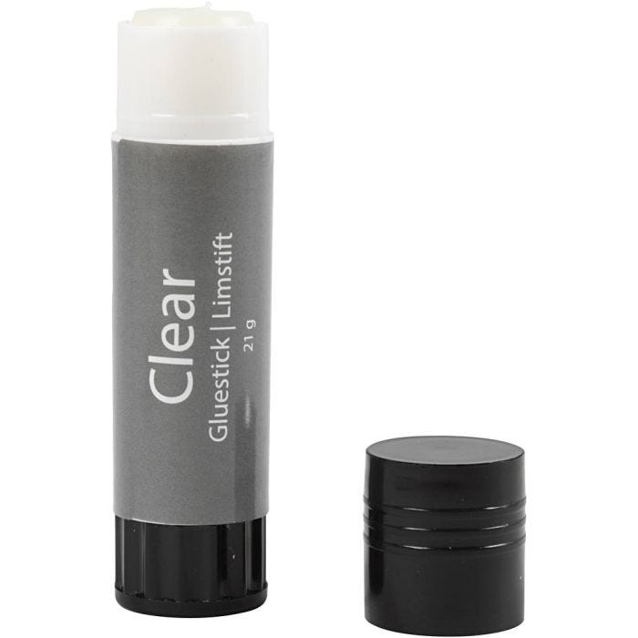 Clear Glue Stick, Round, 21 g, 1 pc