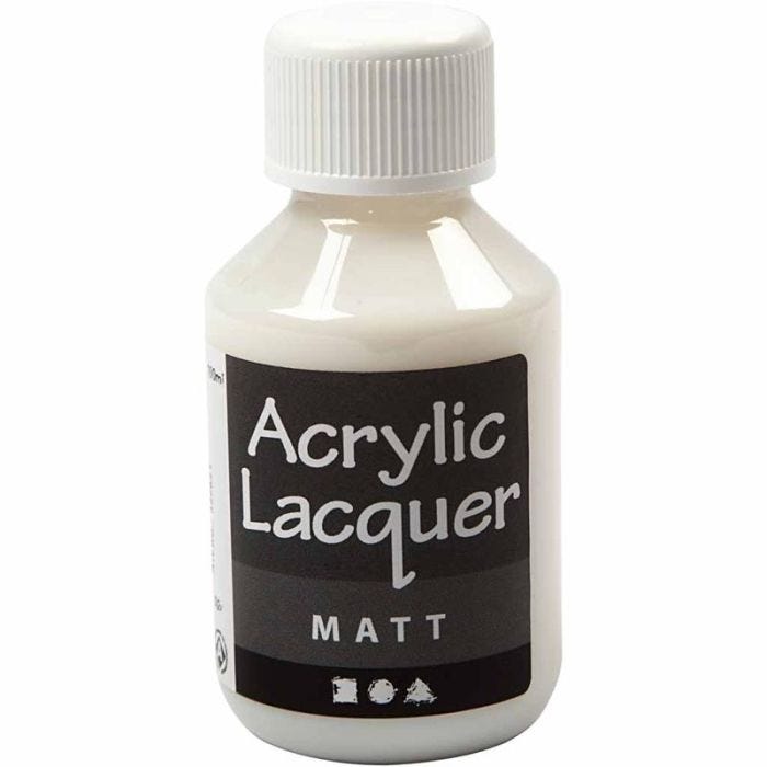 Acrylic Lacquer, matt, 100 ml/ 1 bottle
