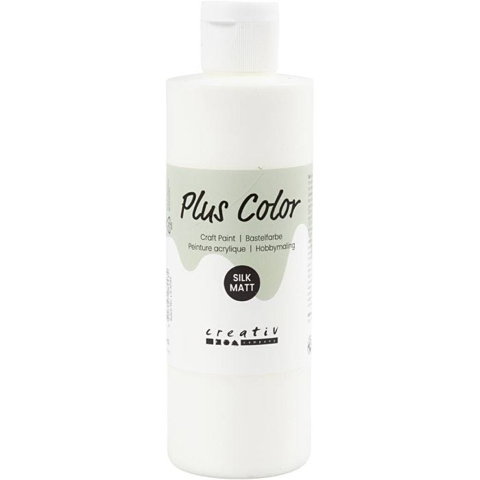 Plus Color Craft Paint, off-white, 250ml/ 1 bottle