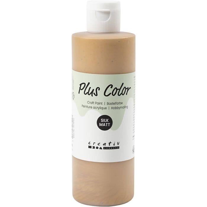 Plus Color Craft Paint, gold, 250ml/ 1 bottle