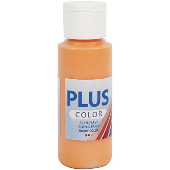 Plus Color Craft Paint, pumpkin, 60ml/ 1 bottle
