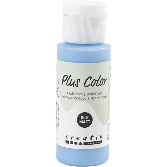 Plus Color Craft Paint, sky blue, 60 ml/ 1 bottle