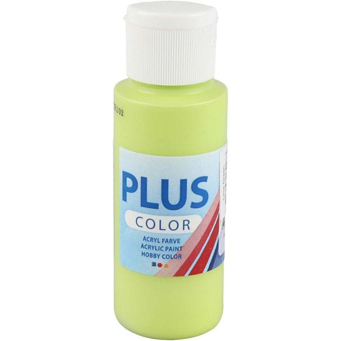Plus Color Craft Paint, lime green, 60ml/ 1 bottle