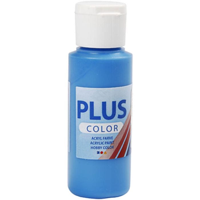 Plus Color Craft Paint, primary blue, 60 ml/ 1 bottle