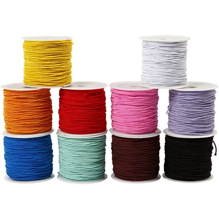 Elastic cord, thickness 1 mm, 10x25 m/ 1 pack