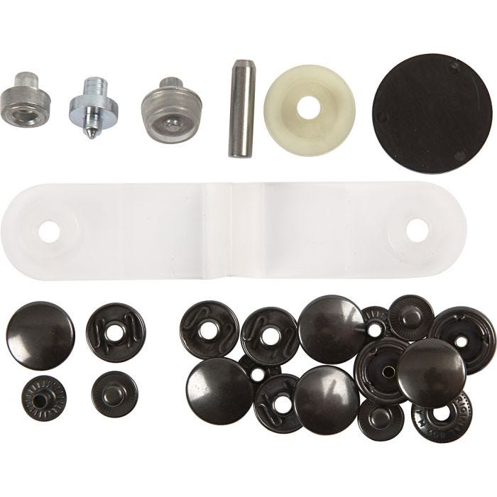Press Fastener - Starter Set, dia. 15 mm, 1 set