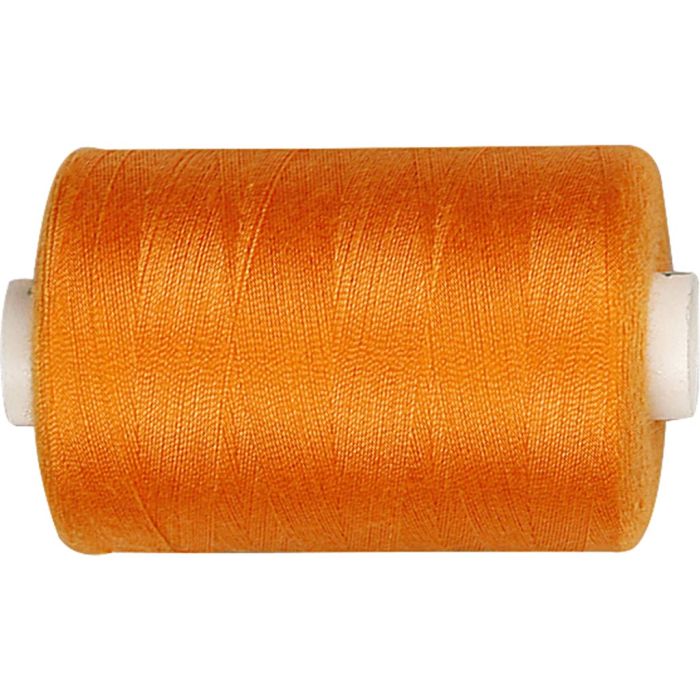 Sewing Thread, polyester, orange, 1000 m/ 1 roll