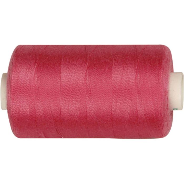 Sewing Thread, polyester, pink, 1000 m/ 1 roll
