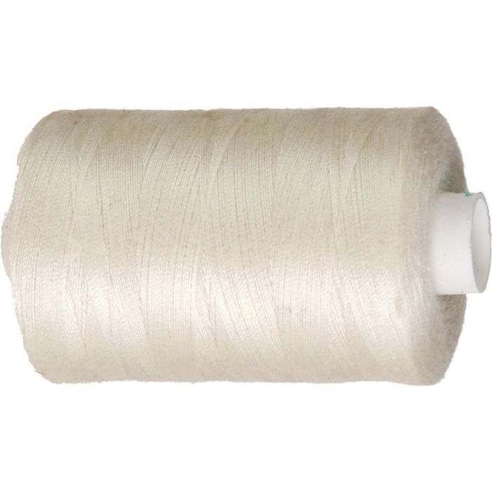 Sewing Thread, off-white, 1000 m/ 1 roll