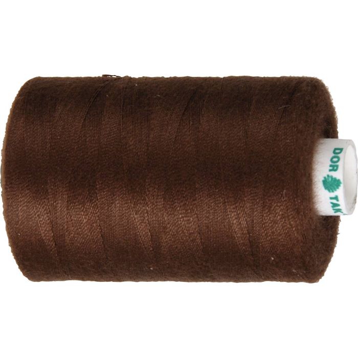 Sewing Thread, polyester, brown, 1000 m/ 1 roll