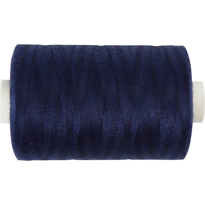 Sewing Thread, polyester, navy blue, 1000 m/ 1 roll