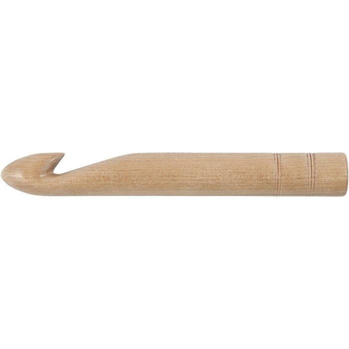 Crochet Hook, no. 30, L: 23 cm, size 30 mm, 1 pc