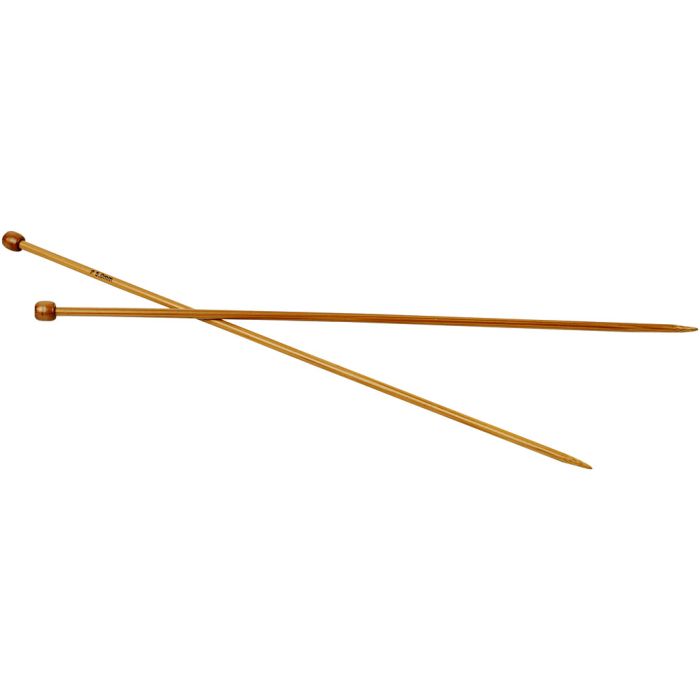 Knitting Needles, 35 cm, 5 mm, 1 pair