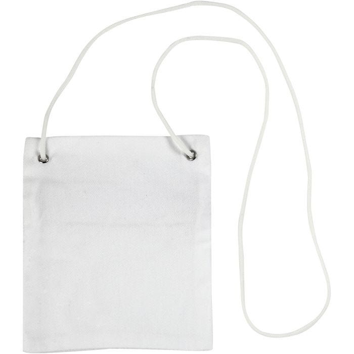 Pouch, size 13x15 cm, 210 g, white, 1 pc