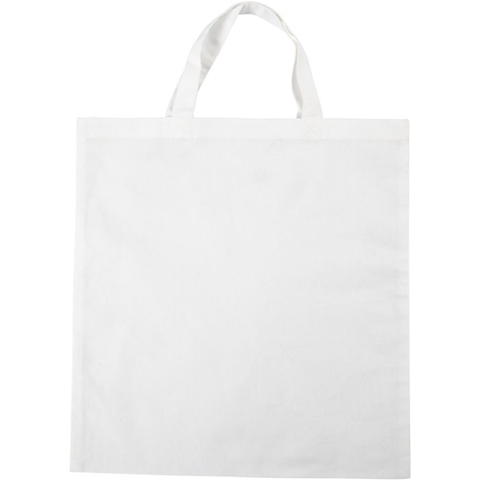 Shopping Bag, size 38x42, 130, white, 20 pc/ 1 pack