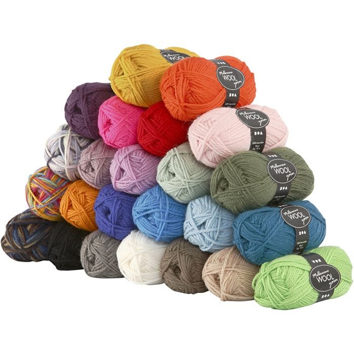 Melbourne Yarn, L: 92 m, 24x50 g/ 1 pack