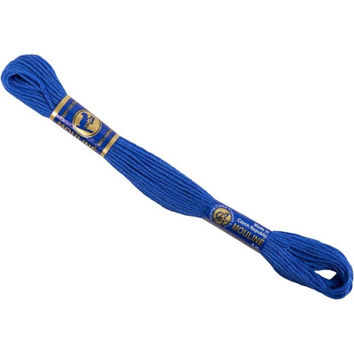 Embroidery Floss, blue, 8 m/ 1 bundle