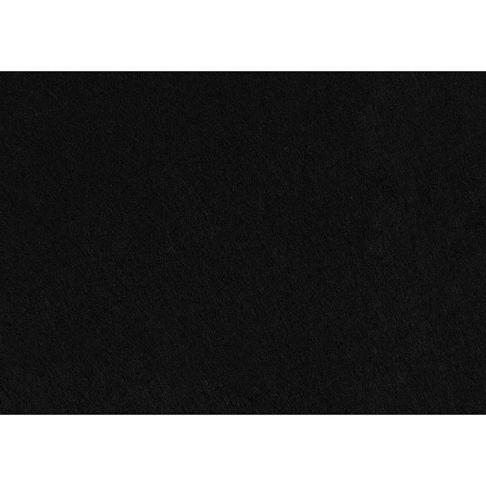 Craft felt, A4, sheet 210x297 mm, thickness 1,5-2 mm, black, 10 sheet/ 1 pack