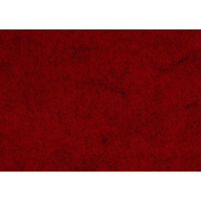 Craft felt, A4, sheet 210x297 mm, thickness 1,5-2 mm, textured, red, 10 sheet/ 1 pack