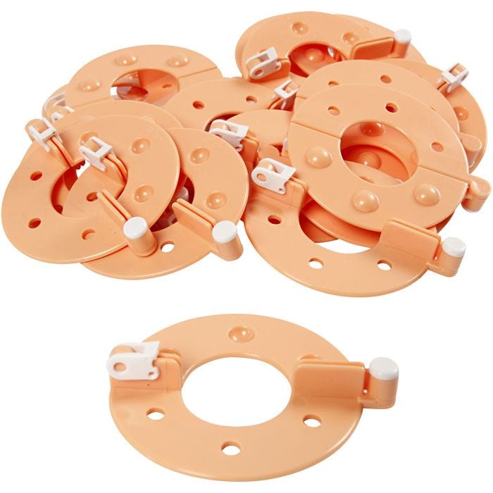 Pom-Pom Maker, dia. 7 cm, 12pc/ 1 pack