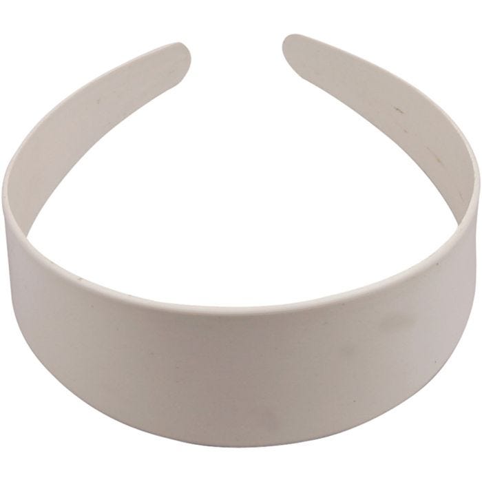 Hair Band, 40 mm, white, 1 pc