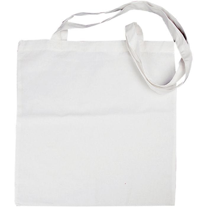 Shopping Bag, size 38x42 cm, 130 g, white, 10 pc/ 1 pack