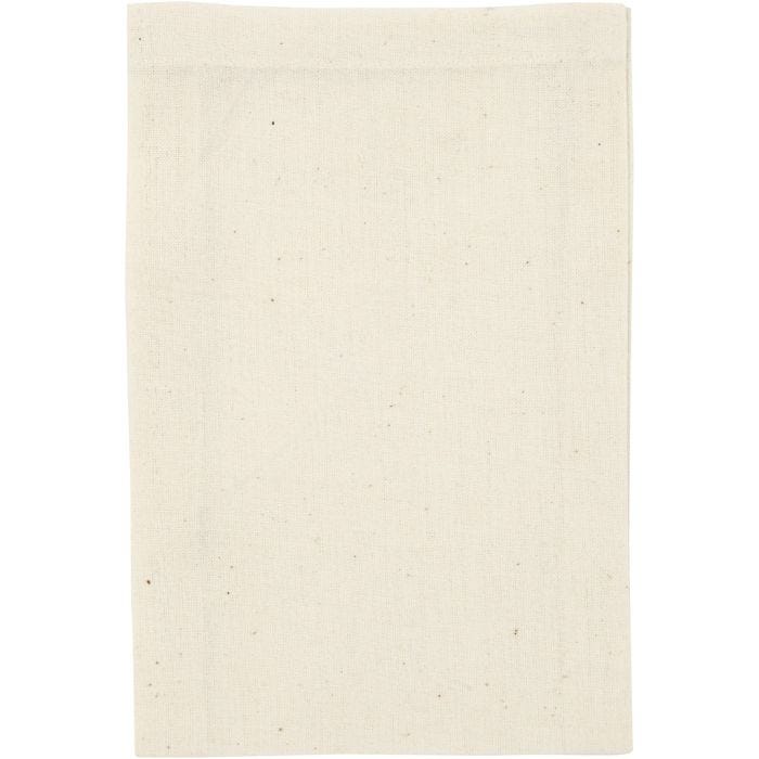 Bag, size 10x15 cm, 115 g, light natural, 4 pc/ 1 pack