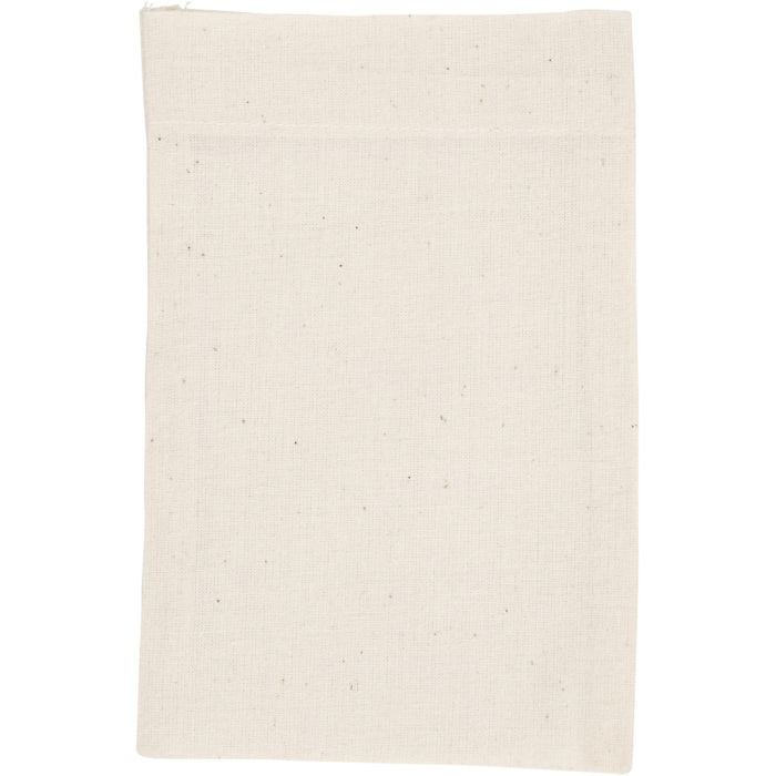 Bag, size 15x20 cm, 115 g, light natural, 4pc/ 1 pack
