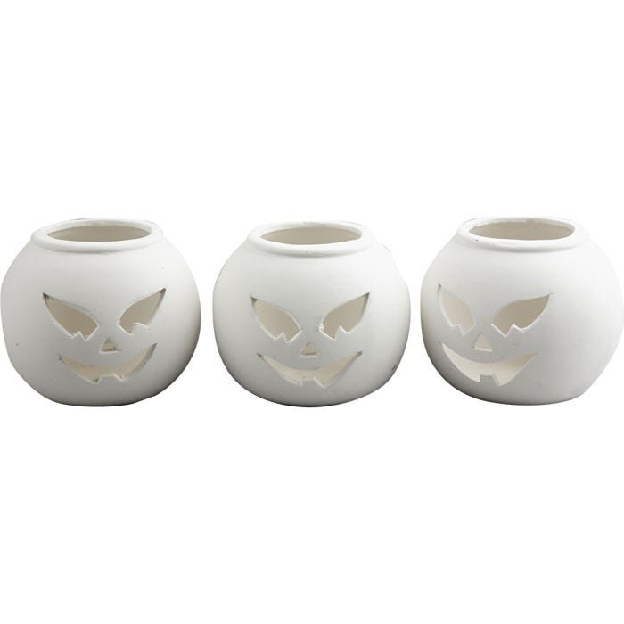 Tea Light Candle Holder, size 9x9x7,5 cm, white, 12 pc/ 1 pack