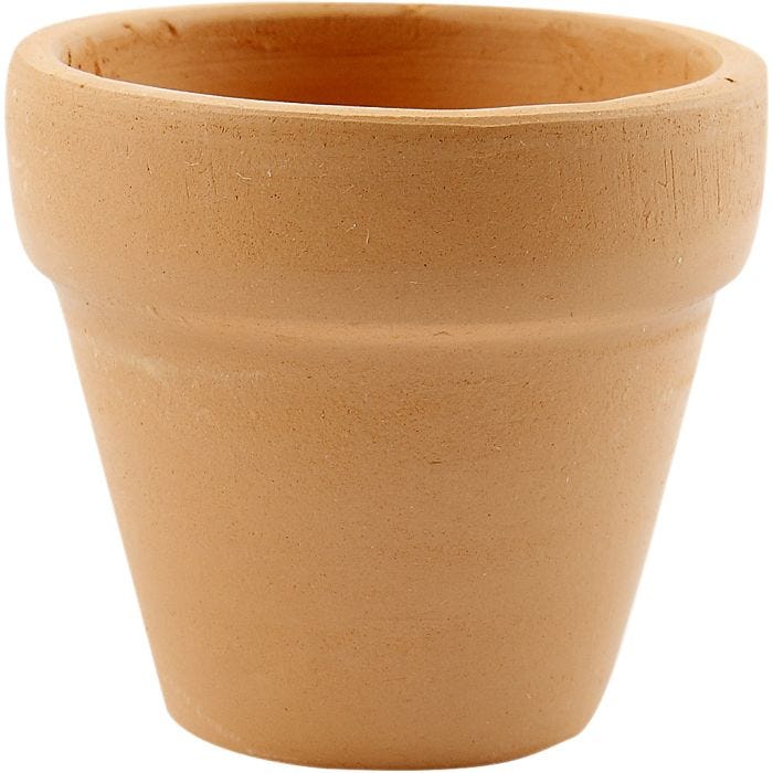 Flower Pots, H: 4,2 cm, dia. 5 cm, 48pc/ 1 pack