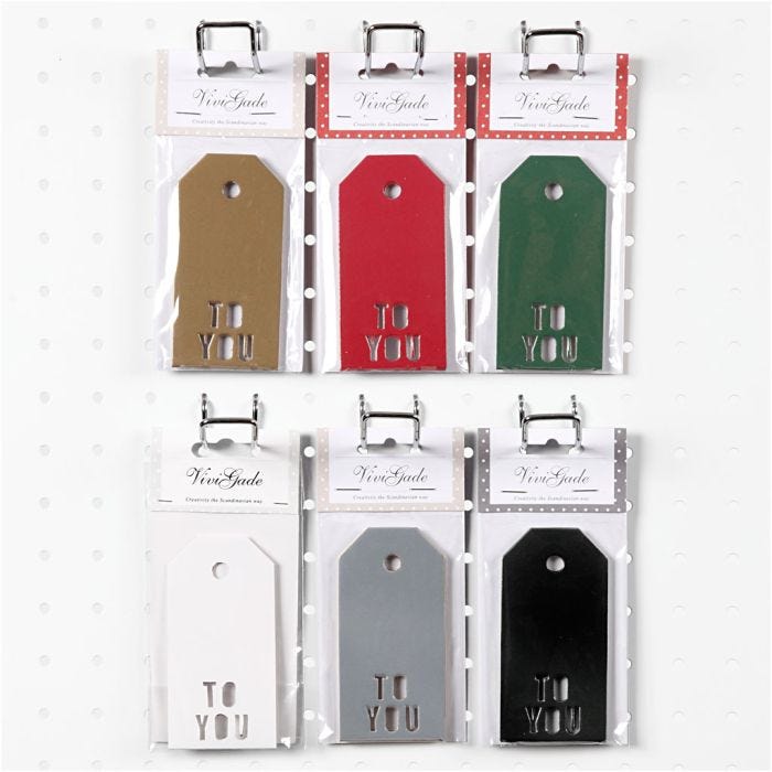 Manila Tags, TO YOU, size 5x10 cm, 300 g, 6x10 pack/ 1 pack