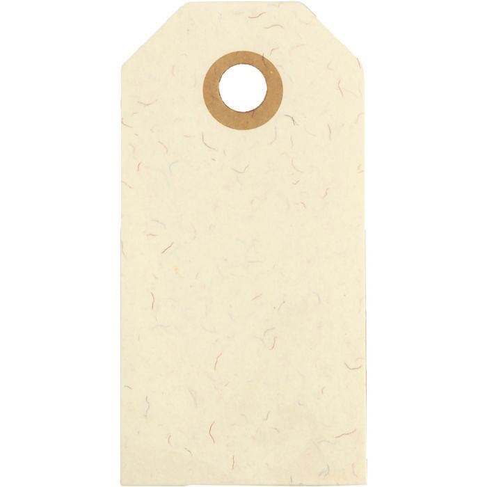 Manila Tags, size 4x8 cm, 250 g, cream, 20pc/ 1 pack